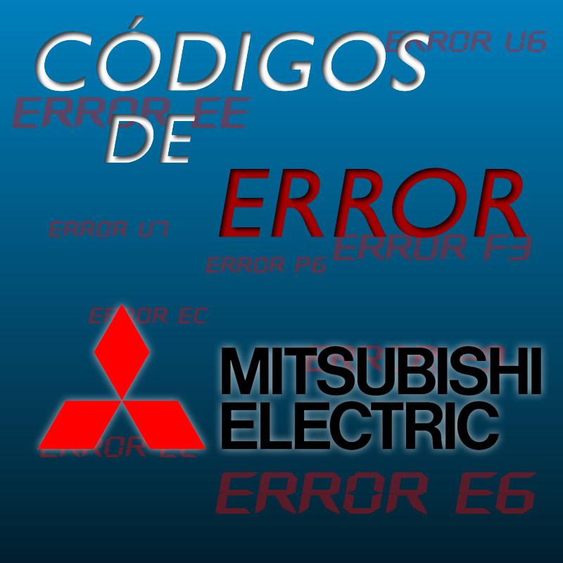 bandera mostaza Omitir Códigos de errores de Mitsubishi Electric