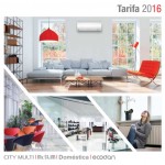 Catálogo - Tarifa 2016 Mitsubishi Electric aire acondicionado 2017